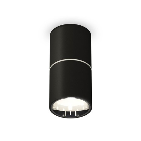 Ambrella Light overhead lamp, XS6302081, MR16 GU5.3 LED 10 watts, black sand, silver color