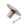 Pen button Elegant, ceramic, old silver color