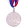 Medal thematic "swimming", silver, d = 3.5 cm