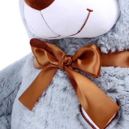 Soft toy "Bear Felix", 90 cm, smoky color-2