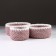 A set of knitted baskets, 3 pcs, polyester fiber, lilac
