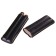 Black cigarette case for 2 cigars d 2.1 cm, 18.5 × 6.5 × 3.5 cm