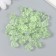 Plastic beads "Crystal polyhedron. Pale green" Transparent set of 20 g 1x1x1 cm