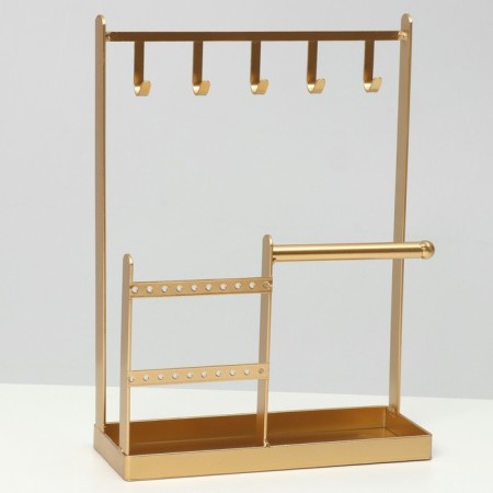Steam for jewelry "Universal" 2-level, 20 × 7.5 × 27 cm, gold color-2