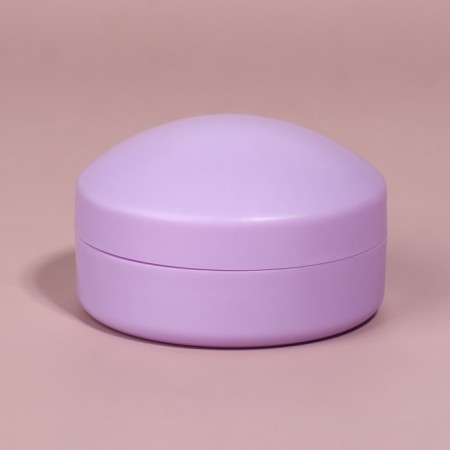 The comb is massage, round, folding, with a mirror, D = 7.5 cm, in the box, lilac color-3