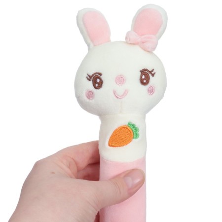 The squeak - a rattle "Sweet bunny", with a teething, crush me-7