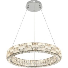 Светильник подвесной Stilfort 4014/09/06P Gabbana, 1х60Вт, LED, 600х600 мм, пульт ДУ, 2800-6500К, 4400Лм, цвет хром