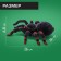 Radio -controlled spider "Tarantula", works on batteries, lighting effects