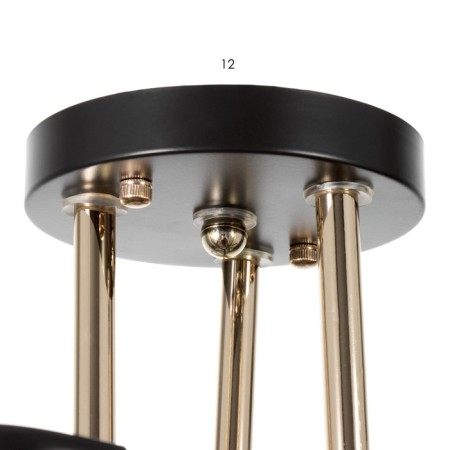 Roni chandelier 3he27 40w Black 58x58x23cm Bayerlux-9