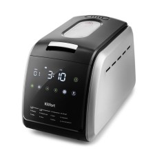 Bakery KitFort KT-305, 850 W, 12 programs, 1000/1250/1500 g, silver-hourly