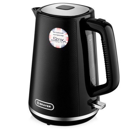 Electric kettle Brayer 1072br, plastic, 1.7 l, 2200 watts, black-2