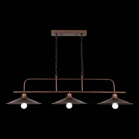 Suspended chandelier ST LUCE. SL265.403.03. Ssarno. 3x60 watts, E27, 85x33.5 cm, coffee color-1