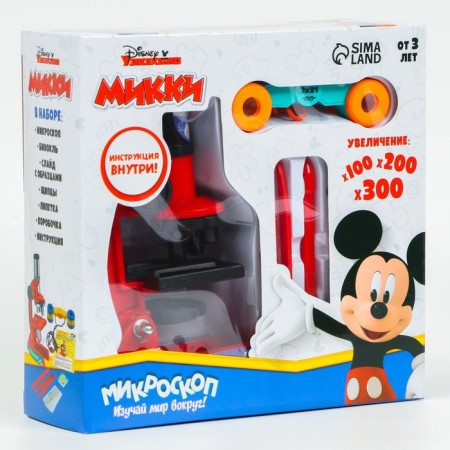 Microscope "Mickey Mouse and Friends", with binoculars and tweezers, Mix color-4