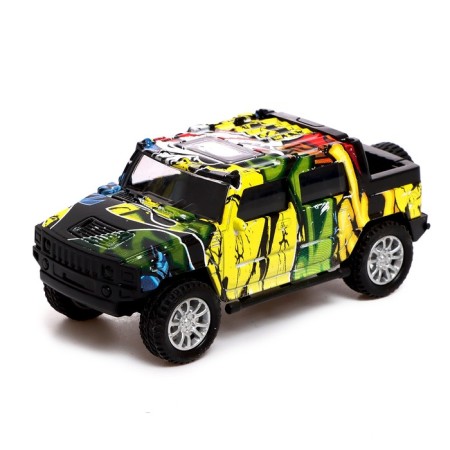 Metal jeep "Graffiti", inertia mix-14