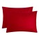 Set of pillowcases "Ethel" col. red, 50x70 cm - 2 pcs, 100% cotton, calico