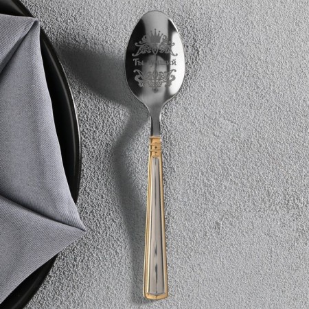 A teaspoon spoon with an engraving “You are the best”, in a gift box, 3 x 14 cm.-4
