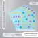 Scrapbooking paper "Sea shells" density 180 grams set 5 pcs 30.5x32 cm