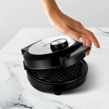 Electric waffle box KitFort KT-3616, 1000 watts, Belgian, black-5