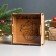 New Year's piggy bank with acrylic "Snake in the cap" 12x12x4 cm