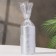 Candle - cylinder, 6x12.5 cm, 35 hours, 275 g, silver relief