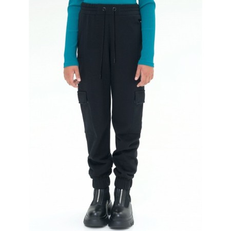 Pants for girls, height 152 cm, black color