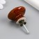 Pen for the casket ceramics, metal "Flower" coffee 3.9x3.9x3.1 cm