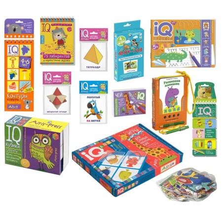Package. Large IQ-game set for the development of spatial thinking-1