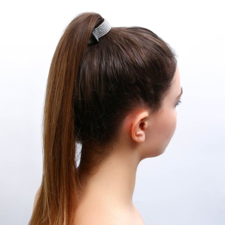 Hair clamp with rhinestones "Tenderness", 3.5 x 4.5 x 1.5 cm-7
