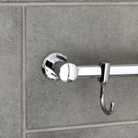 Wall hook on the bar, moving, accoona a163-3, 3 pcs, color chrome-1