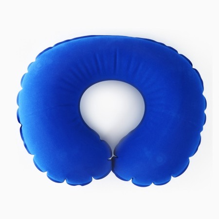 Pillow for travel "Blue", shape of the oval-1