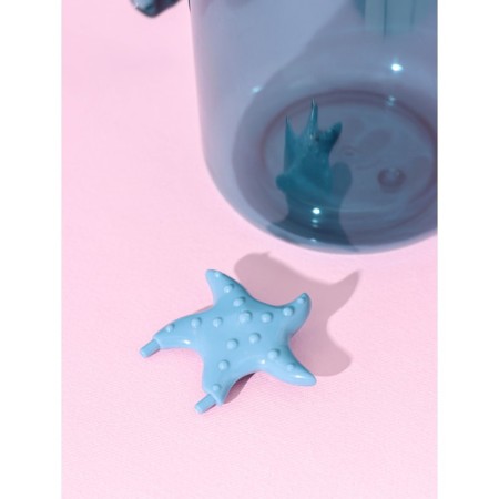 Mug Plastic Delalands "Star", 350 ml, turquoise color-1