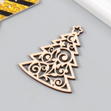 Tag "Christmas tree" 4.5x5.5 cm-1