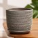 Flower Pot "Vine" Green-gray Book No. 2, 1.6 liters