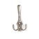 Hook furniture tundra TKT004, three -rod, satin nickel
