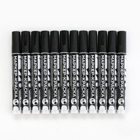 Marker-painting, varnish. Bullet -shaped tip, 4 mm, black Pro choice-1