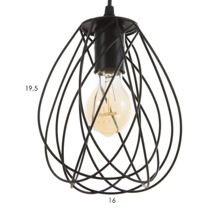 Bayerlux lamp "Bigli" 3he27 40W black 35x35x20-120cm-5