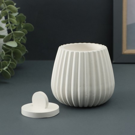 Casket with a vertical lid 9x8cm, white-2