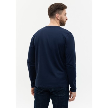 Male T-shirt, size 48, dark blue color-7
