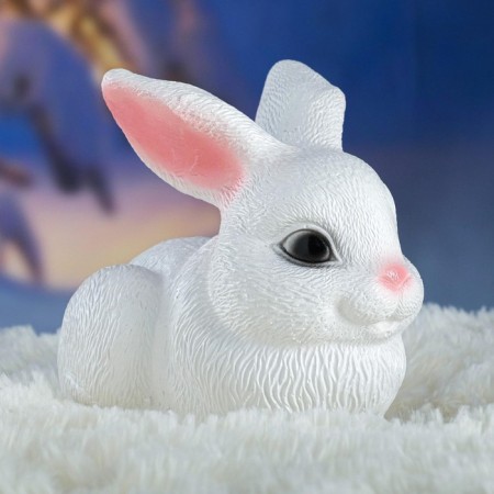 Piggy bank "Bunny" White, 18x11x15cm