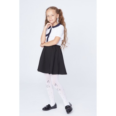 School skirt "Pysolnets", black color, height 122 cm (30)-1