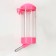 Drill for a cage, 400 ml, 9 x 6 x 20 cm, pink