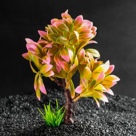 Artificial aquarium plant, 15.5 x 12 x 20.5 cm-1