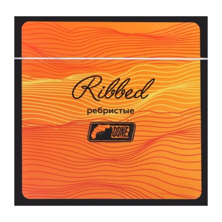 Ribbed condoms 3 pcs-1