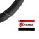 Torso steering, pu, perforation, relief, size 38 cm, black