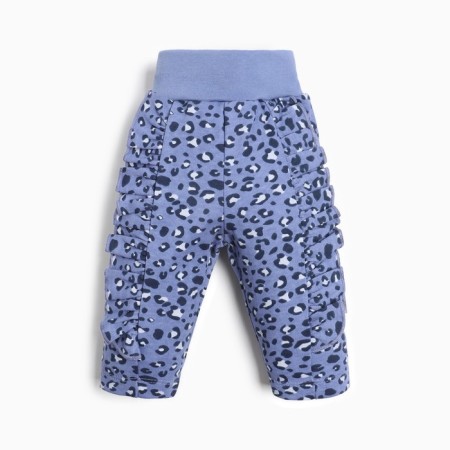 Pants children, blue color, height 68cm
