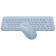 Keyboard + Mouse A4Tech FSTYLER FG3200 Air2 Claw: Blue Mouse: Blue USB Wireless Slim Mu 107990