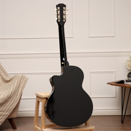 Набор гитариста Music Life ML-60A BK: гитара, чехол, струны, ремень, каподастр, тюнер-6