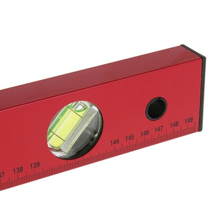 Matrix level, 150 cm, aluminum, 3 eyes, red, ruler-3