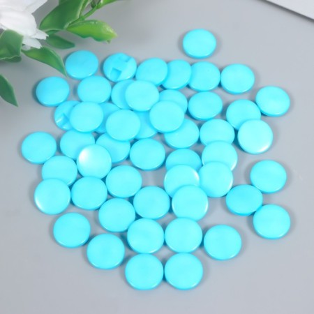 Buttons plastic on the midnight "Blue Blue" 1.3x1.3 cm set 50 pcs 2x5x5.5 cm-2