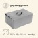 Double -tier smoke maclay, p. 385x280x195 mm